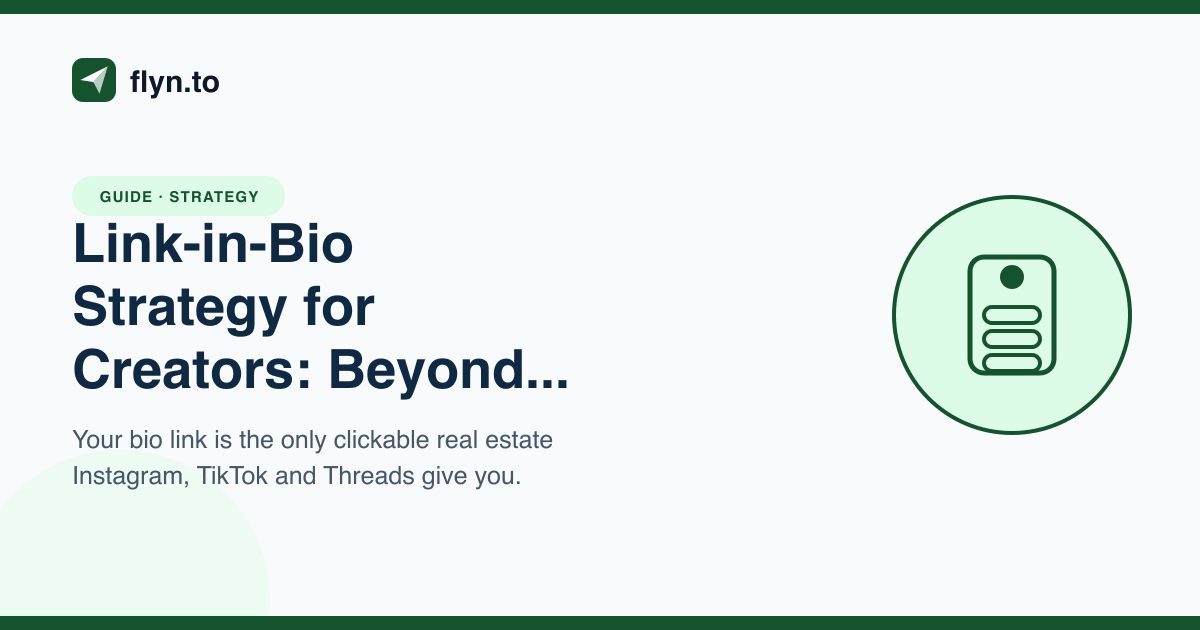 The Bio Link Strategy