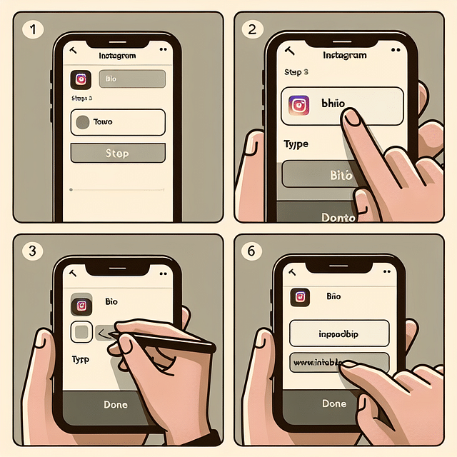 adding a link to Instagram bio