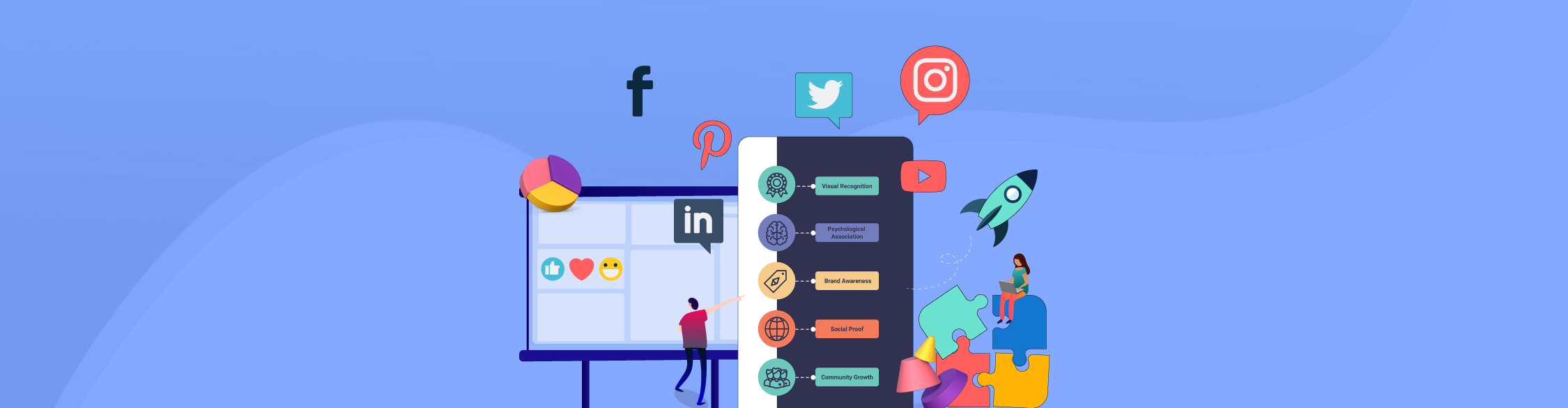 brand consistent social media page design