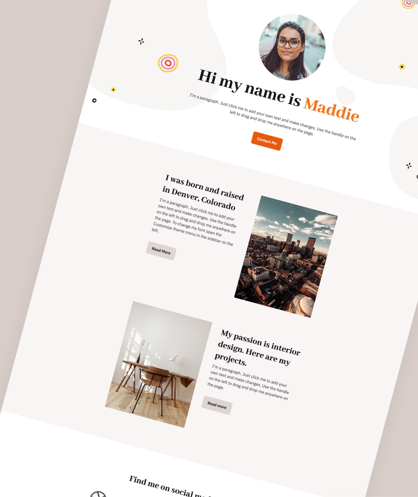 website layout design