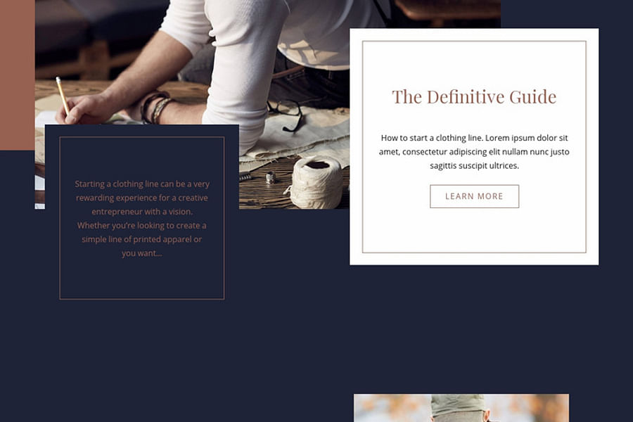 custom web footer design