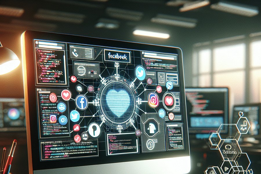 social media integration web