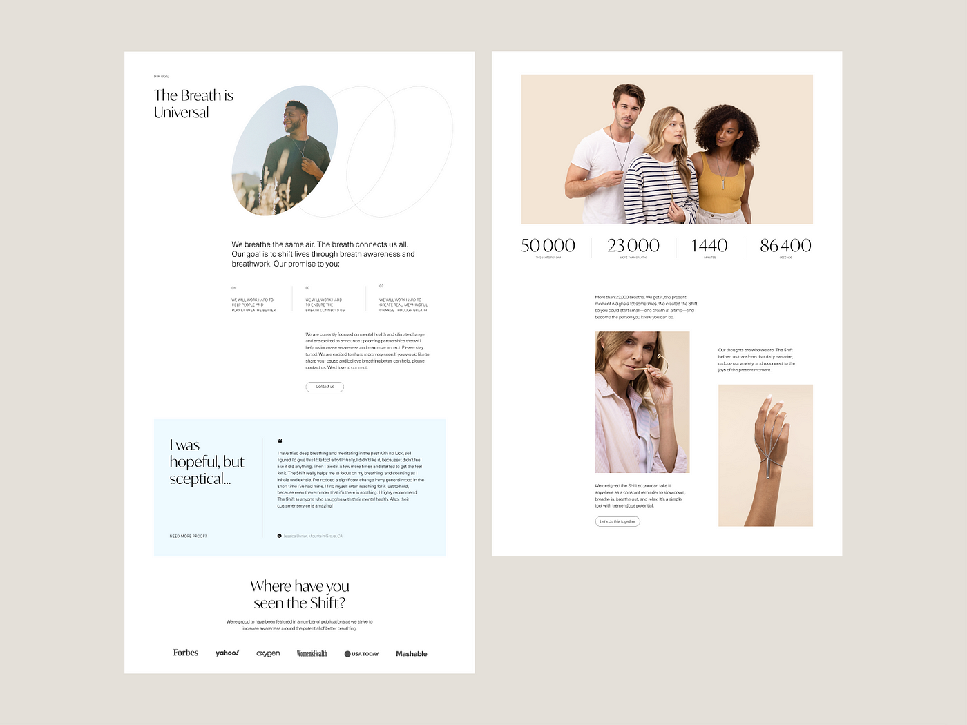 customer testimonials design