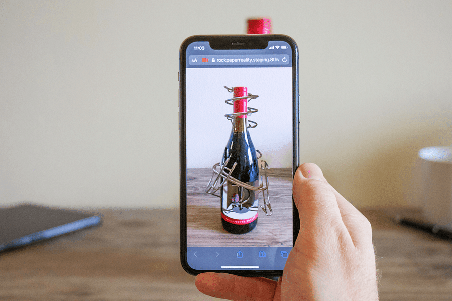 augmented reality web experience