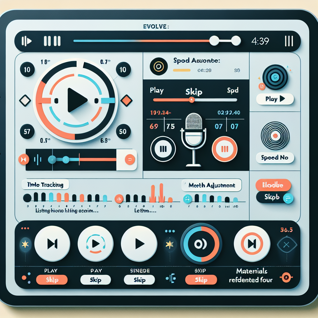 podcast episode interface