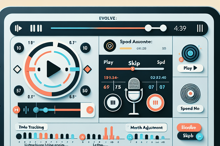 podcast episode interface