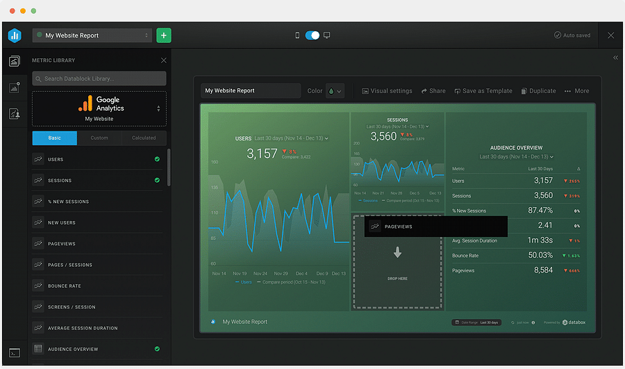 Screenshot of Your Custom Link dashboard showing various features